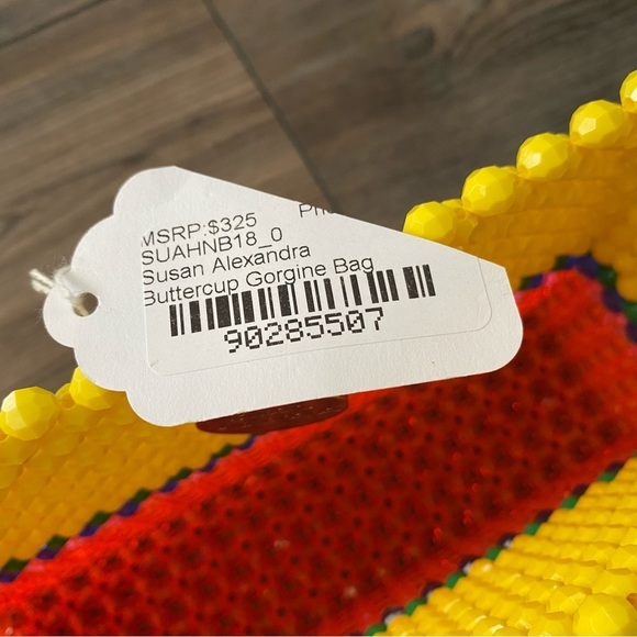 Susan Alexandra Buttercup Gorgine Beaded Purse - Picture 8 of 13